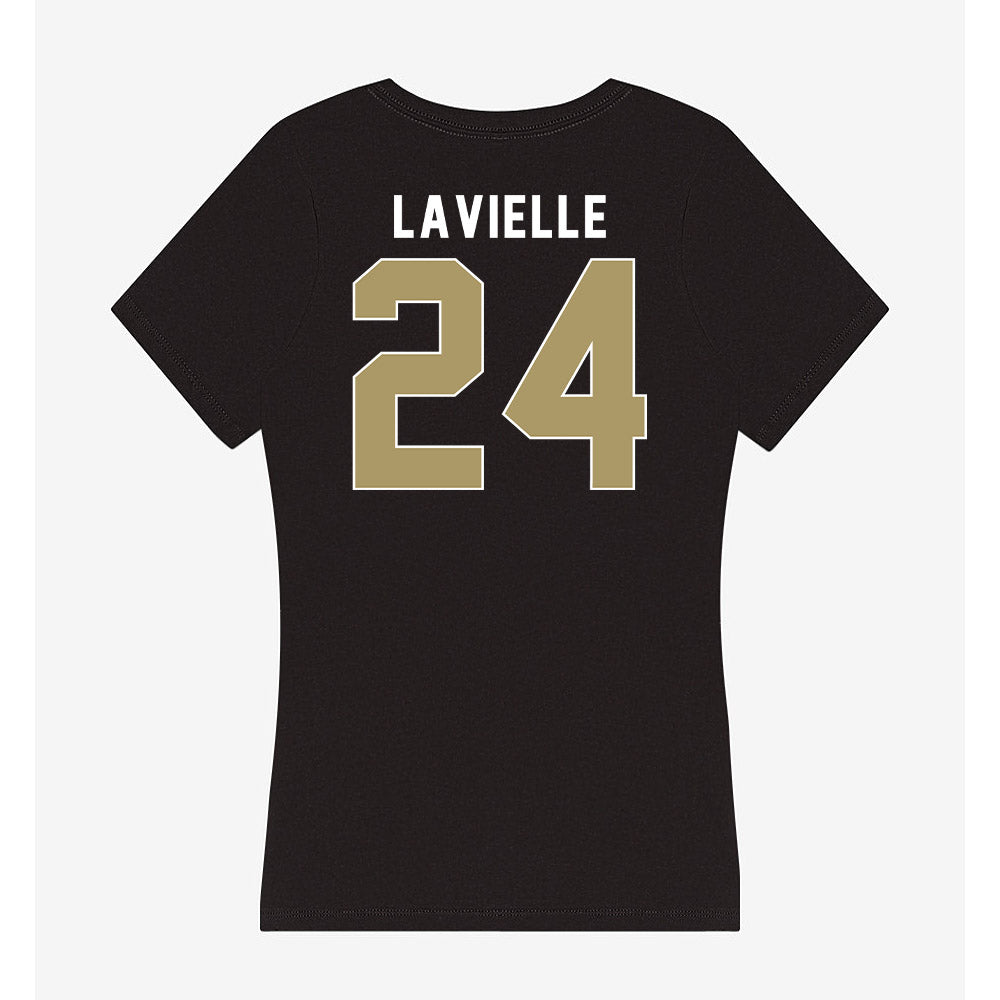 UNC Charlotte - NCAA Men's Soccer : Luc Lavielle - Women's V-Neck T-Shirt-1