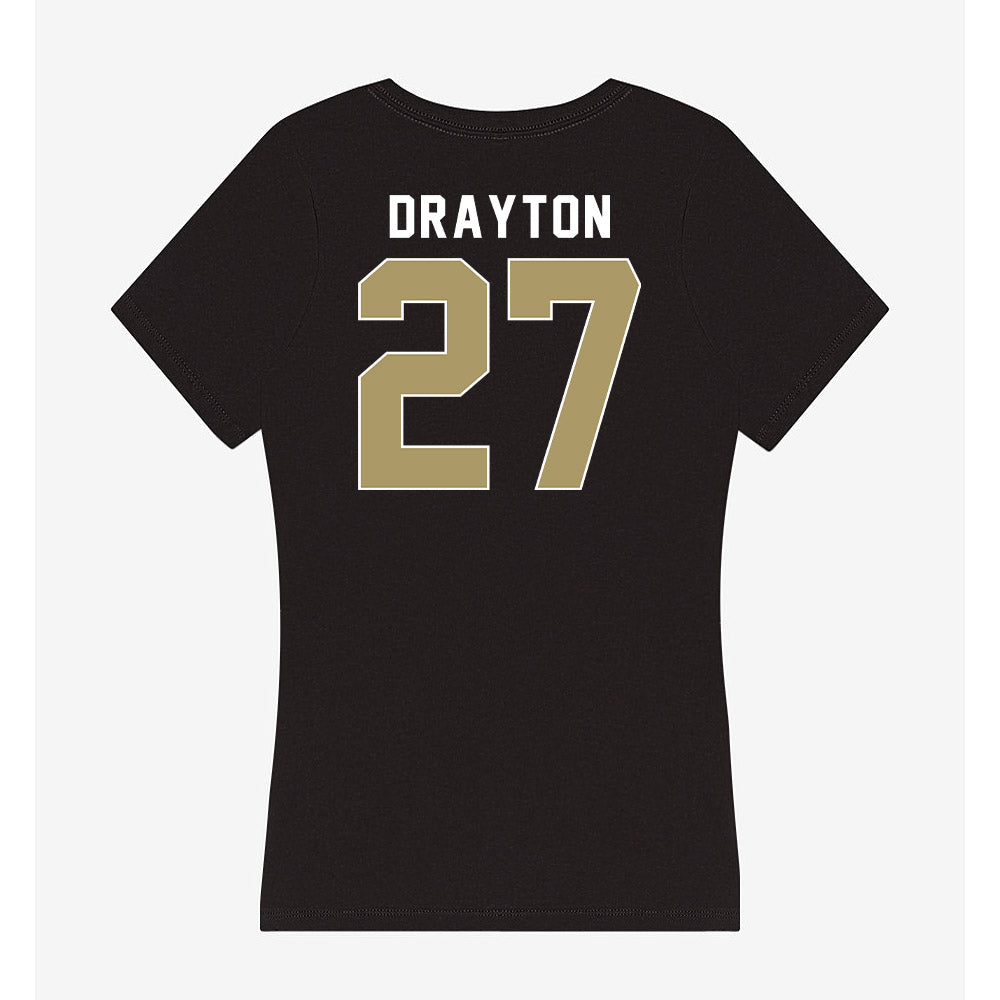 UNC Charlotte - NCAA Football : Malachi Drayton - Women's V-Neck T-Shirt-1