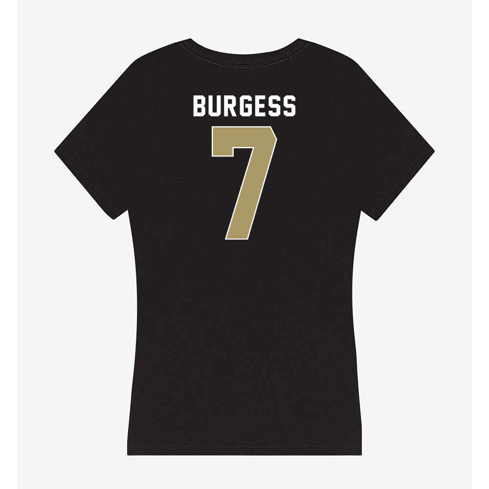 UNC Charlotte - NCAA Football : DJ Burgess - Women's V-Neck T-Shirt-1