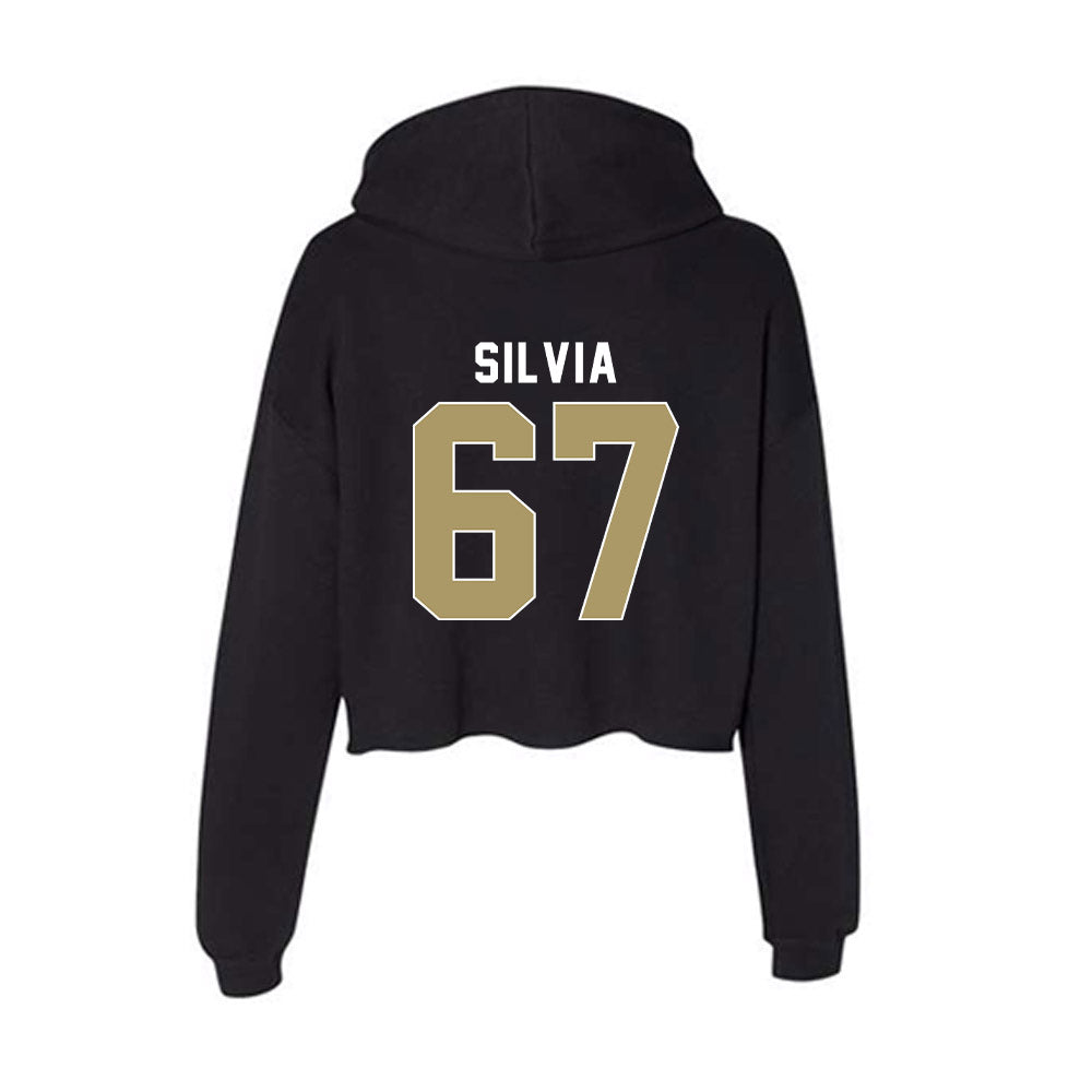 UNC Charlotte - NCAA Football : Dominic Silvia - Women's Crop Fleece Hoodie-1