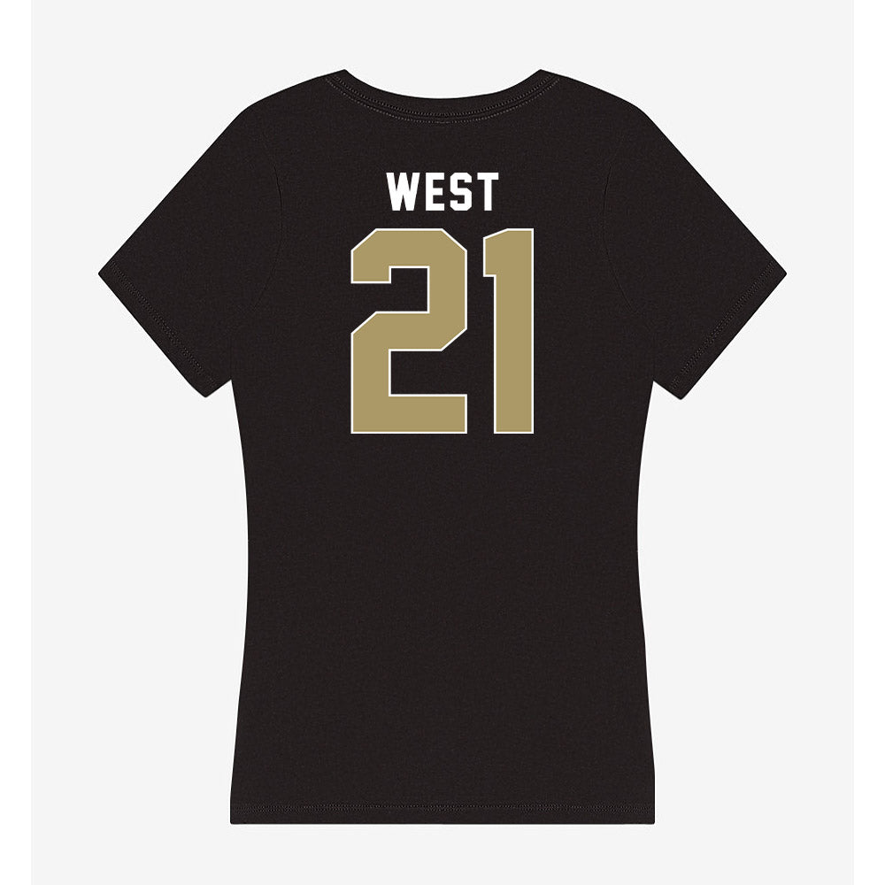UNC Charlotte - NCAA Football : Maddox West - Women's V-Neck T-Shirt-1