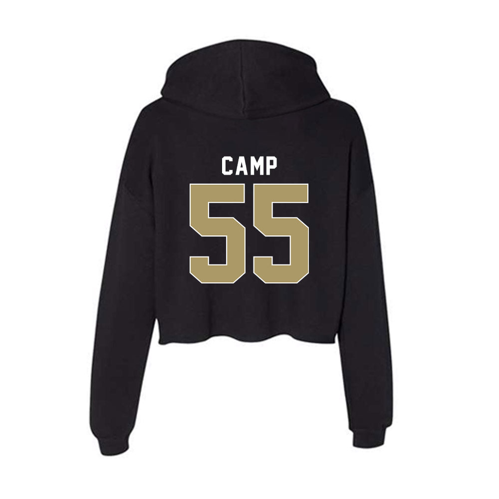 UNC Charlotte - NCAA Baseball : AJ Camp - Women's Crop Fleece Hoodie-1