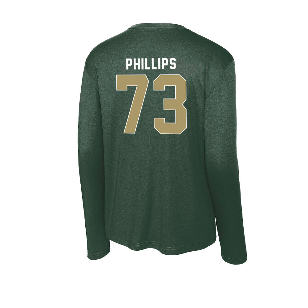 UNC Charlotte - NCAA Football : Daniel Phillips - Activewear Long Sleeve T-Shirt-1