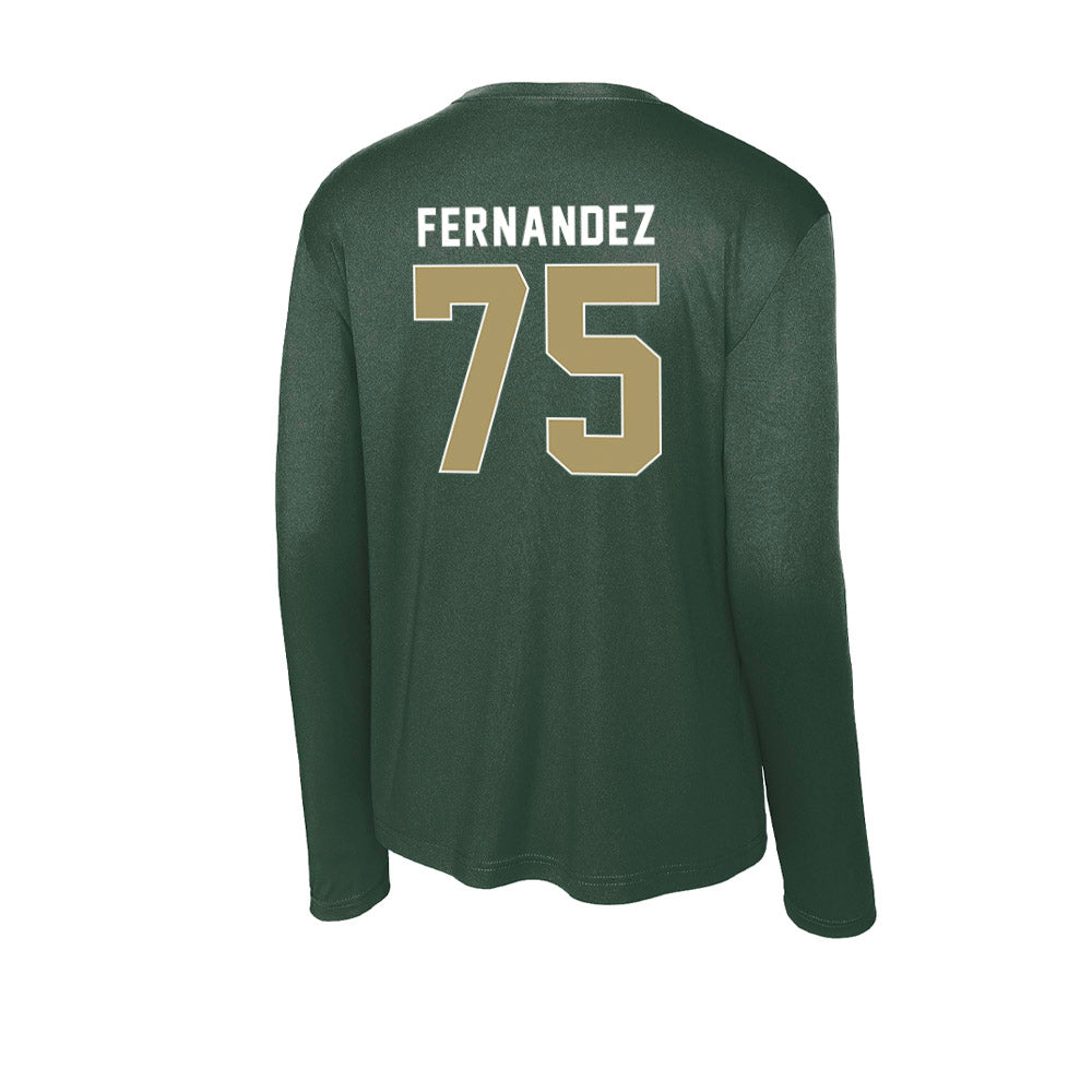 UNC Charlotte - NCAA Football : Kristos Fernandez - Activewear Long Sleeve T-Shirt-1