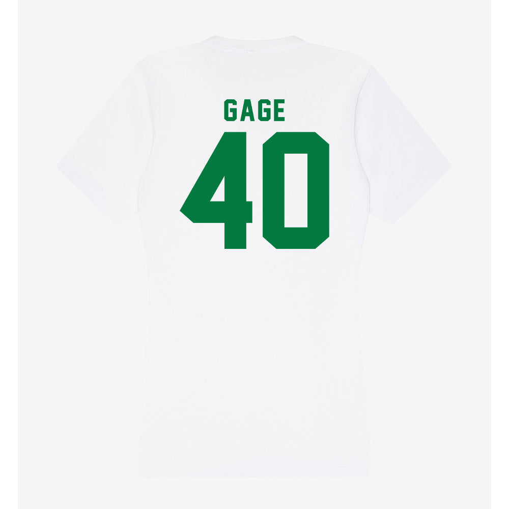 OKBU - NCAA Football : Trevor Gage - Women's V-Neck T-Shirt-1