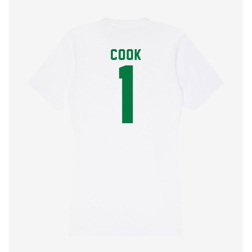OKBU - NCAA Softball : Kaley Cook - Women's V-Neck T-Shirt-1