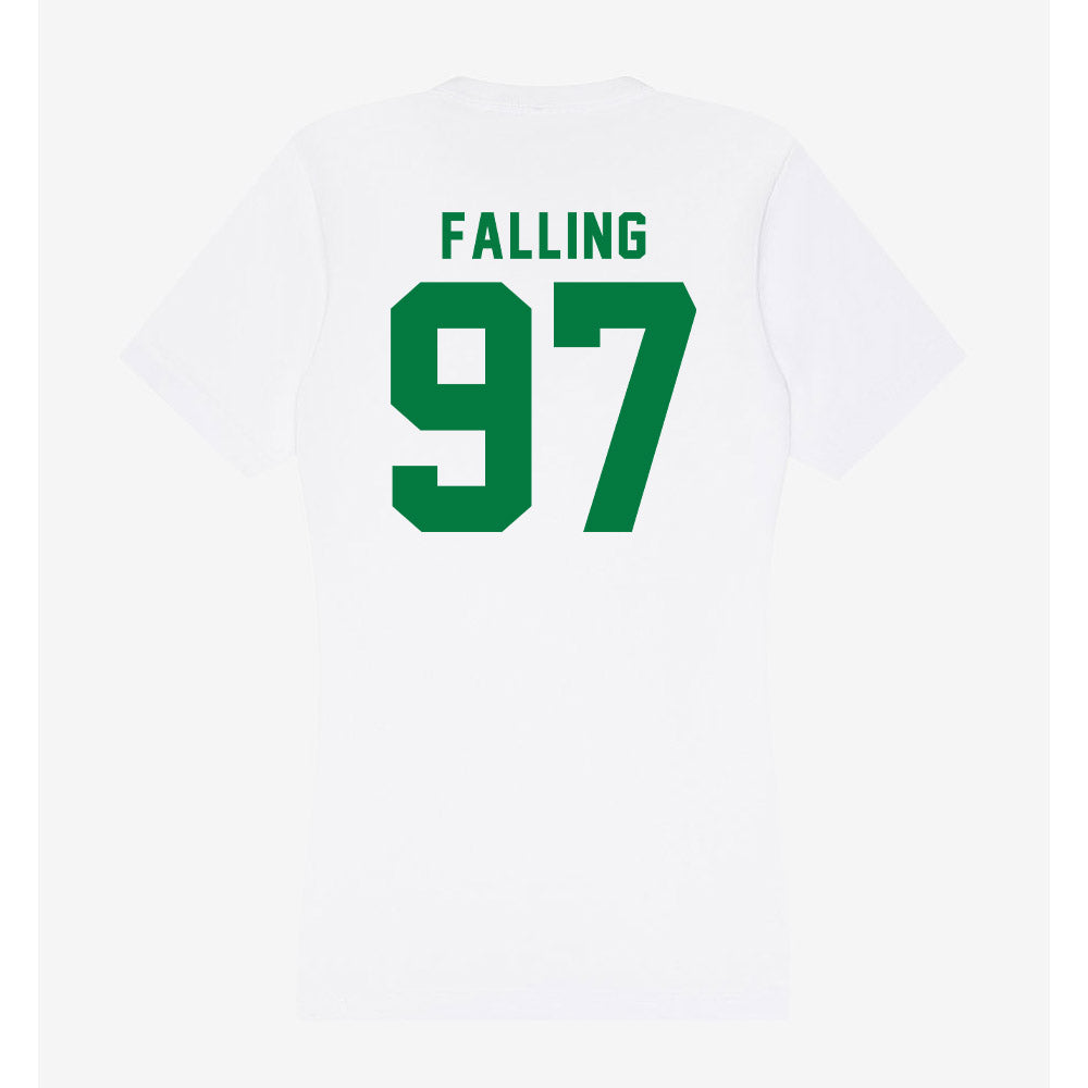 OKBU - NCAA Football : Carter Falling - Women's V-Neck T-Shirt-1