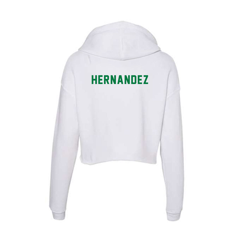 OKBU - NCAA Men's Cross Country : Ostan Hernandez - Women's Crop Fleece Hoodie-1