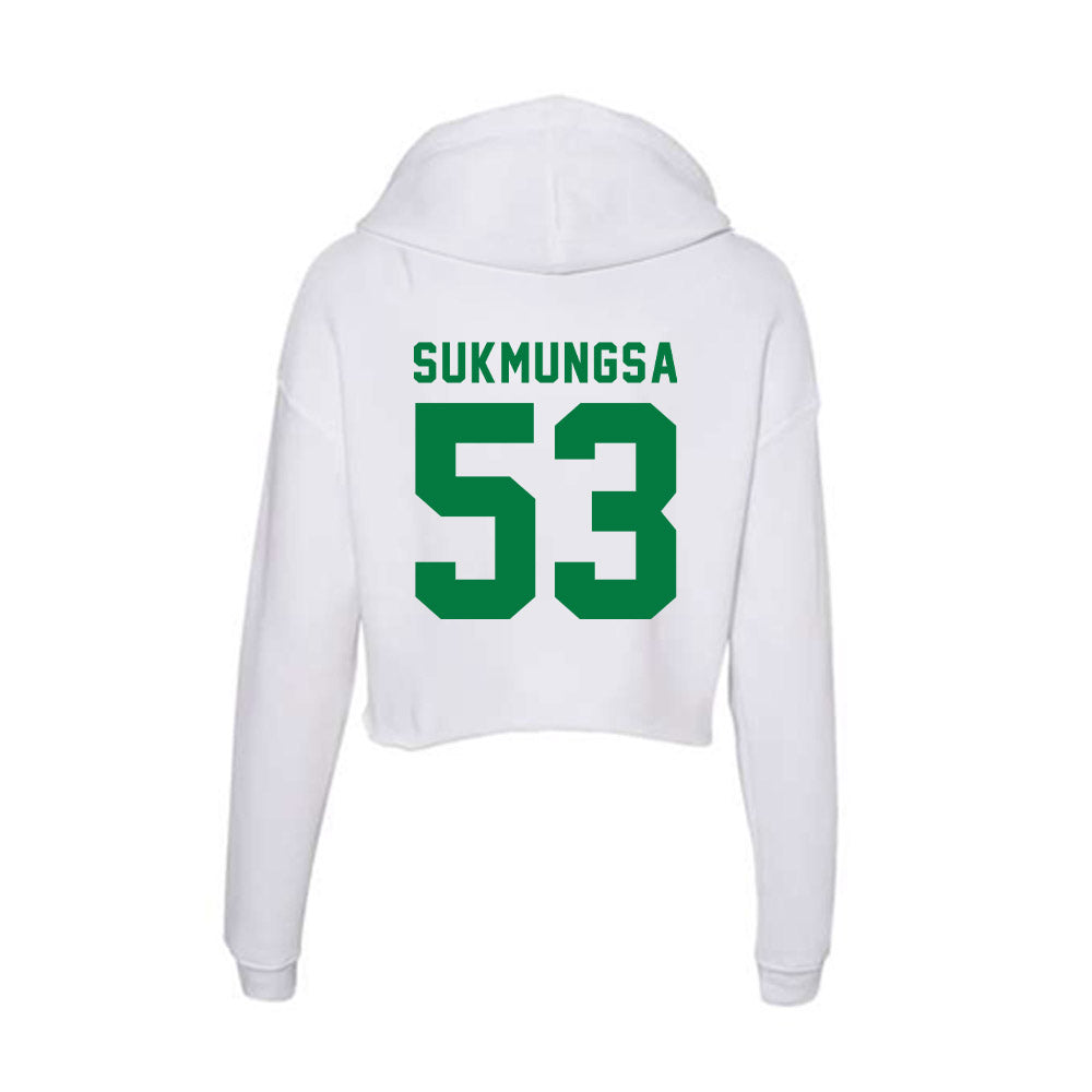 OKBU - NCAA Football : Andrew Sukmungsa - Women's Crop Fleece Hoodie-1