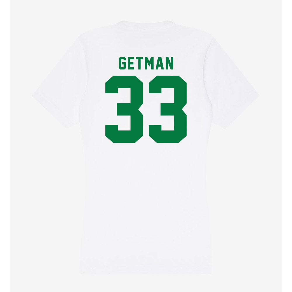 OKBU - NCAA Women's Basketball : Jaedyn Getman - Women's V-Neck T-Shirt-1