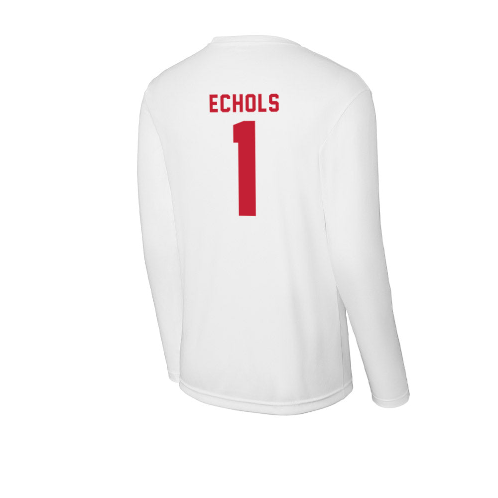 Miami of Ohio - NCAA Baseball : Taylor Echols - Activewear Long Sleeve T-Shirt-1