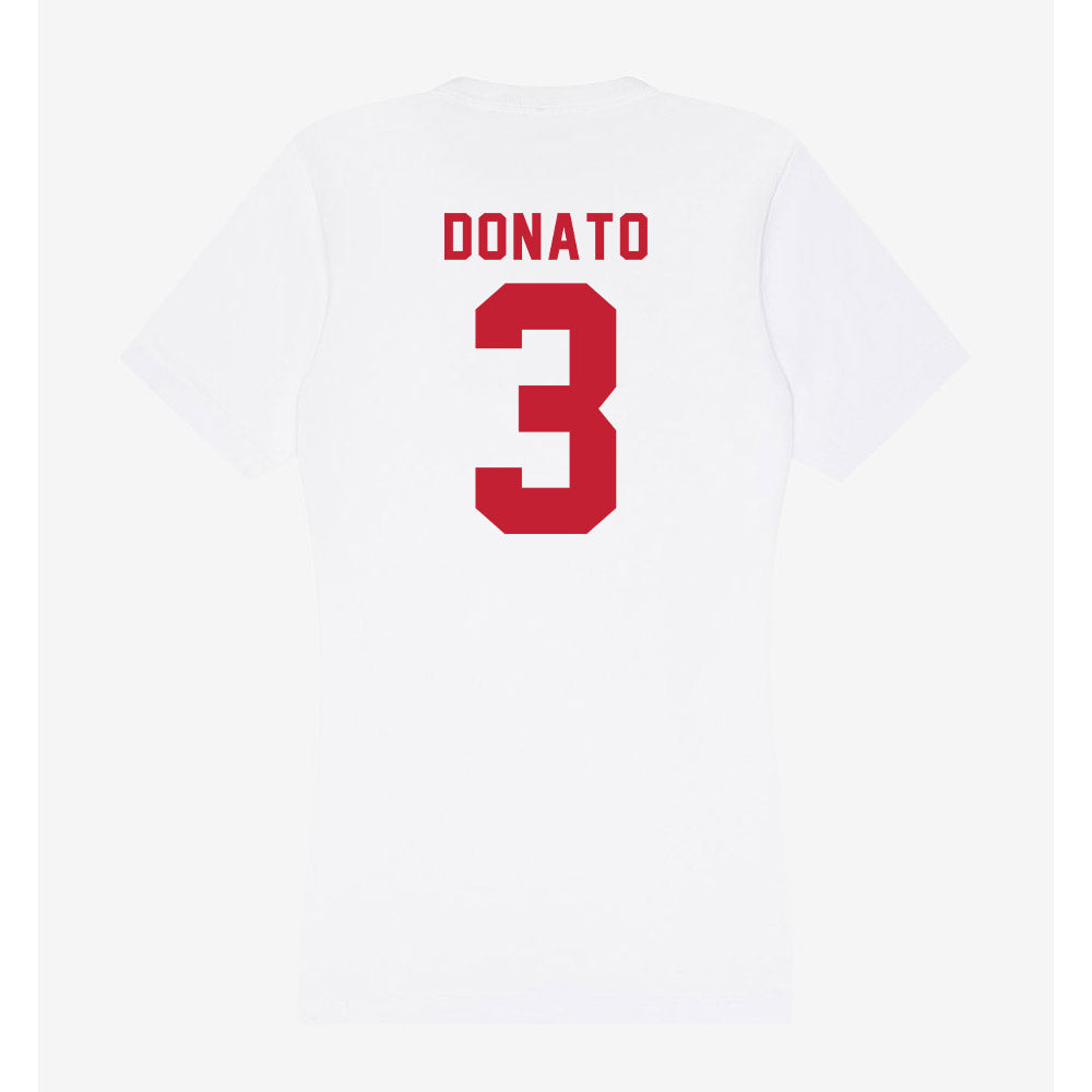 Miami of Ohio - NCAA Men's Ice Hockey : Nick Donato - Women's V-Neck T-Shirt-1