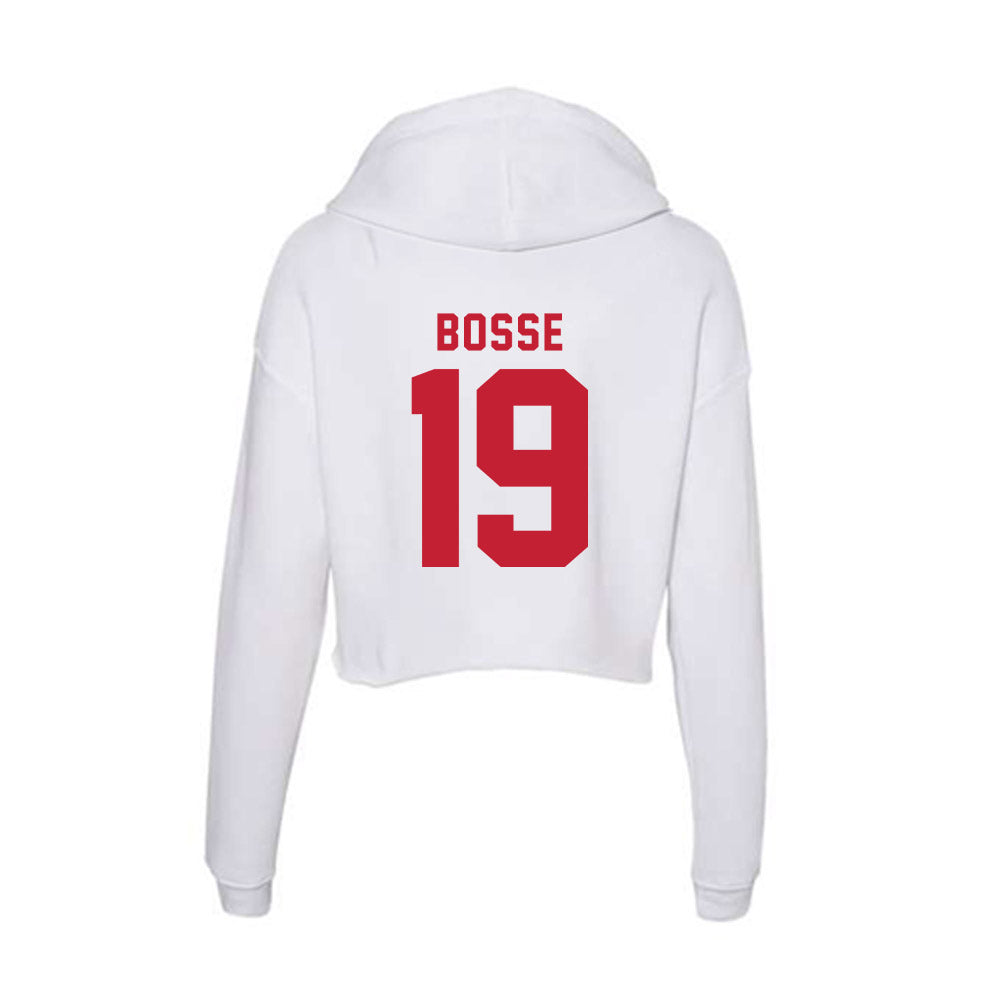 Miami of Ohio - NCAA Women's Volleyball : Kendall Bosse - Women's Crop Fleece Hoodie-1