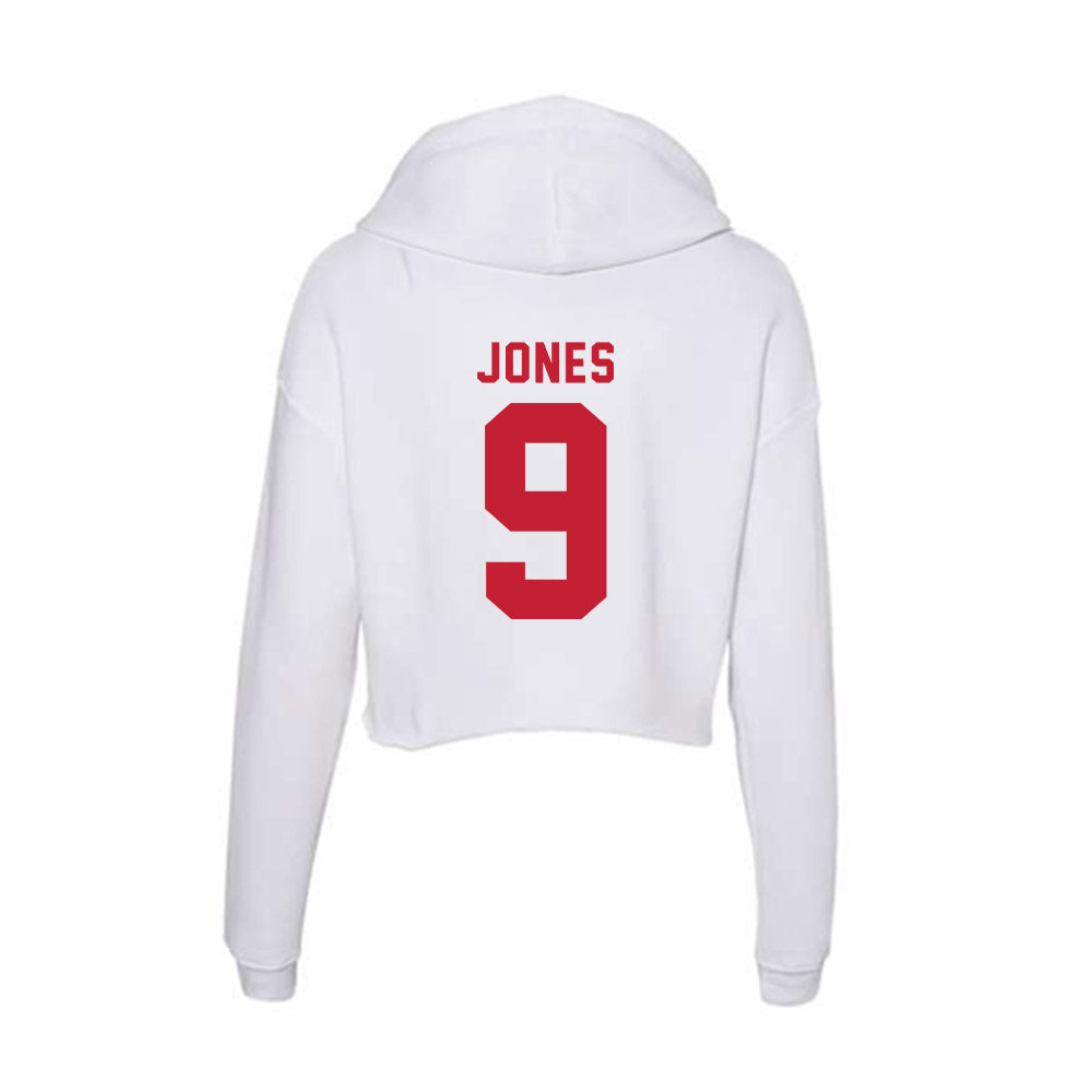 Miami of Ohio - NCAA Football : Dshawntae JONES - Women's Crop Fleece Hooded Sweatshirt-1