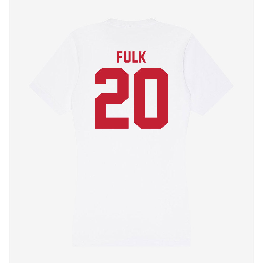 Miami of Ohio - NCAA Baseball : Landon Fulk - Women's V-Neck T-Shirt-1
