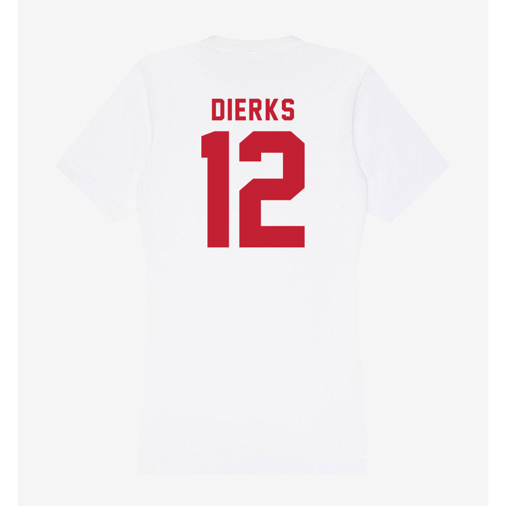 Miami of Ohio - NCAA Baseball : Marcus Dierks - Women's V-Neck T-Shirt-1