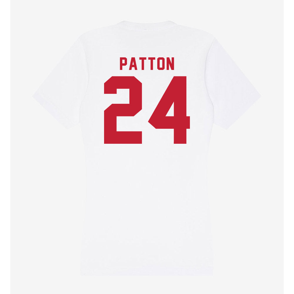 Miami of Ohio - NCAA Softball : Madie Patton - Women's V-Neck T-Shirt-1