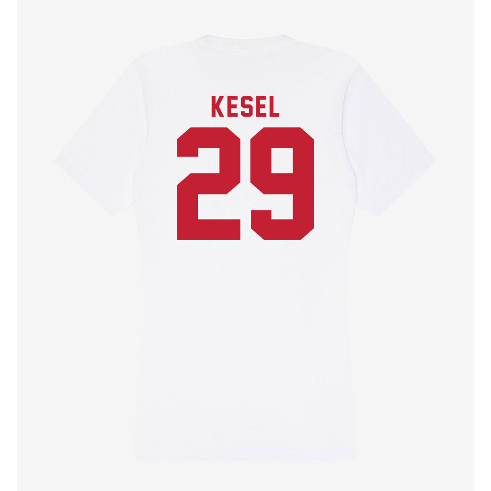 Miami of Ohio - NCAA Baseball : Kyle Kesel - Women's V-Neck T-Shirt-1