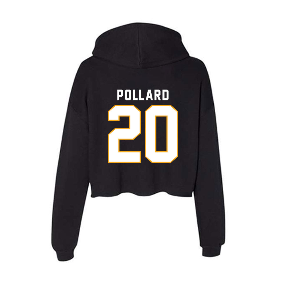 VCU - NCAA Women's Lacrosse : Julia Pollard - Women's Crop Fleece Hoodie-1