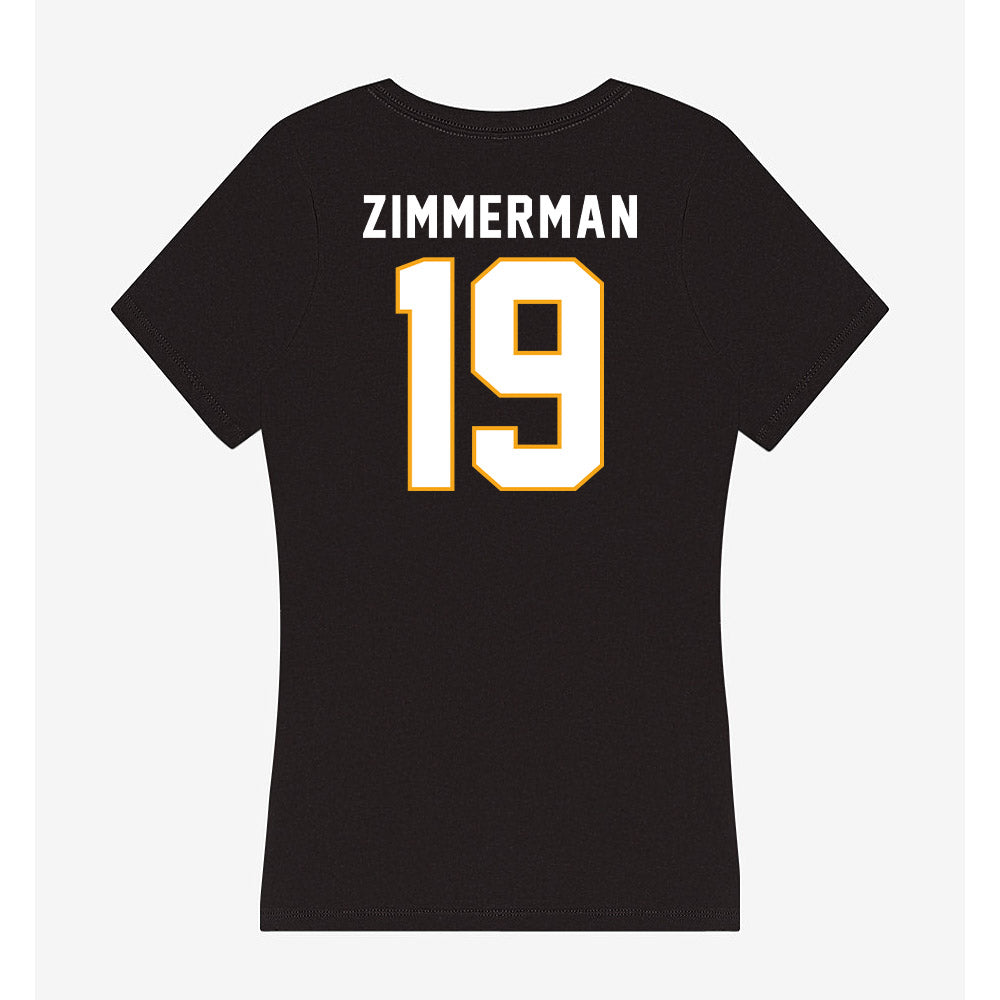 VCU - NCAA Women's Field Hockey : Hannah Zimmerman - Women's V-Neck T-Shirt-1