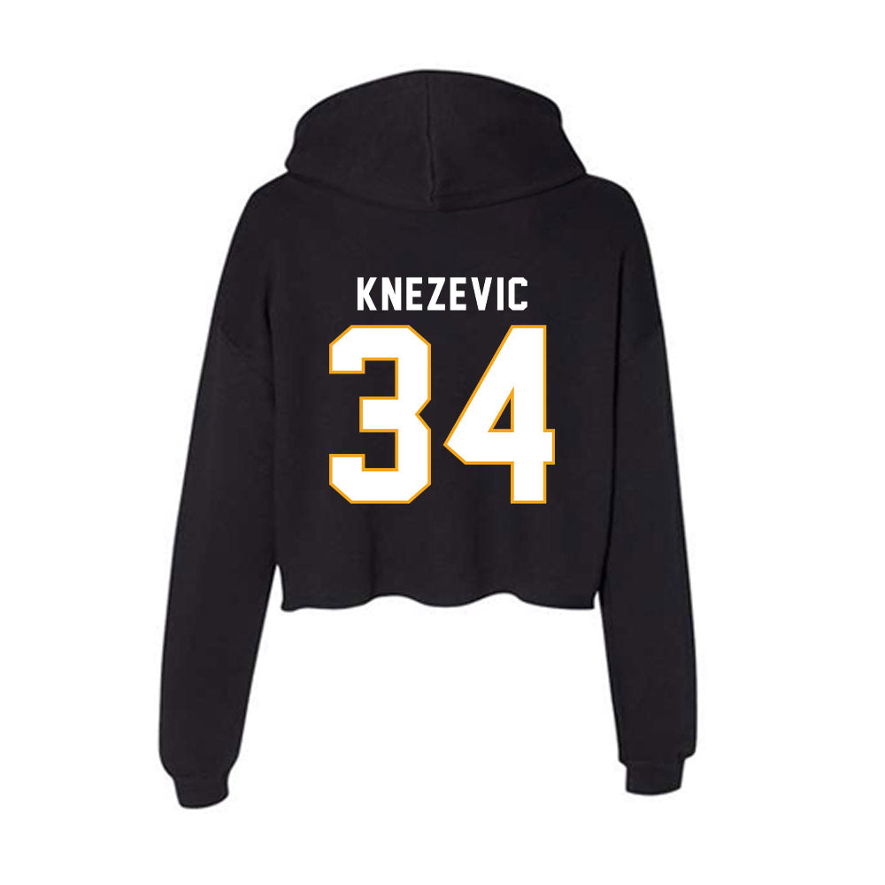 VCU - NCAA Women's Basketball : Katarina Knezevic - Women's Crop Fleece Hoodie-1