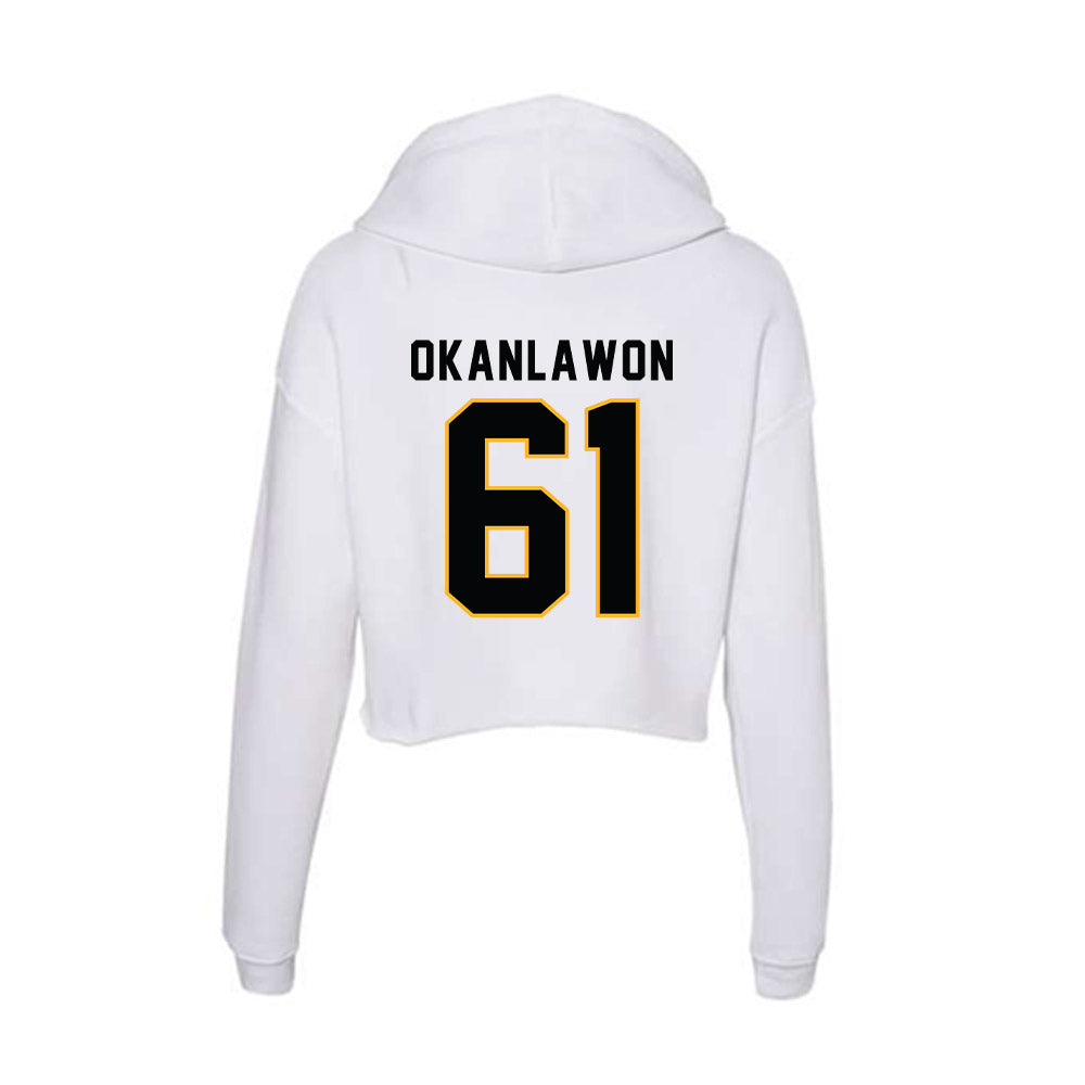 Kennesaw - NCAA Football : Yusuf Okanlawon - Women's Crop Fleece Hoodie-1