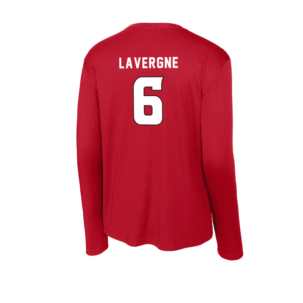 Louisiana - NCAA Men's Basketball : Devion Lavergne - Activewear Long Sleeve T-Shirt-1