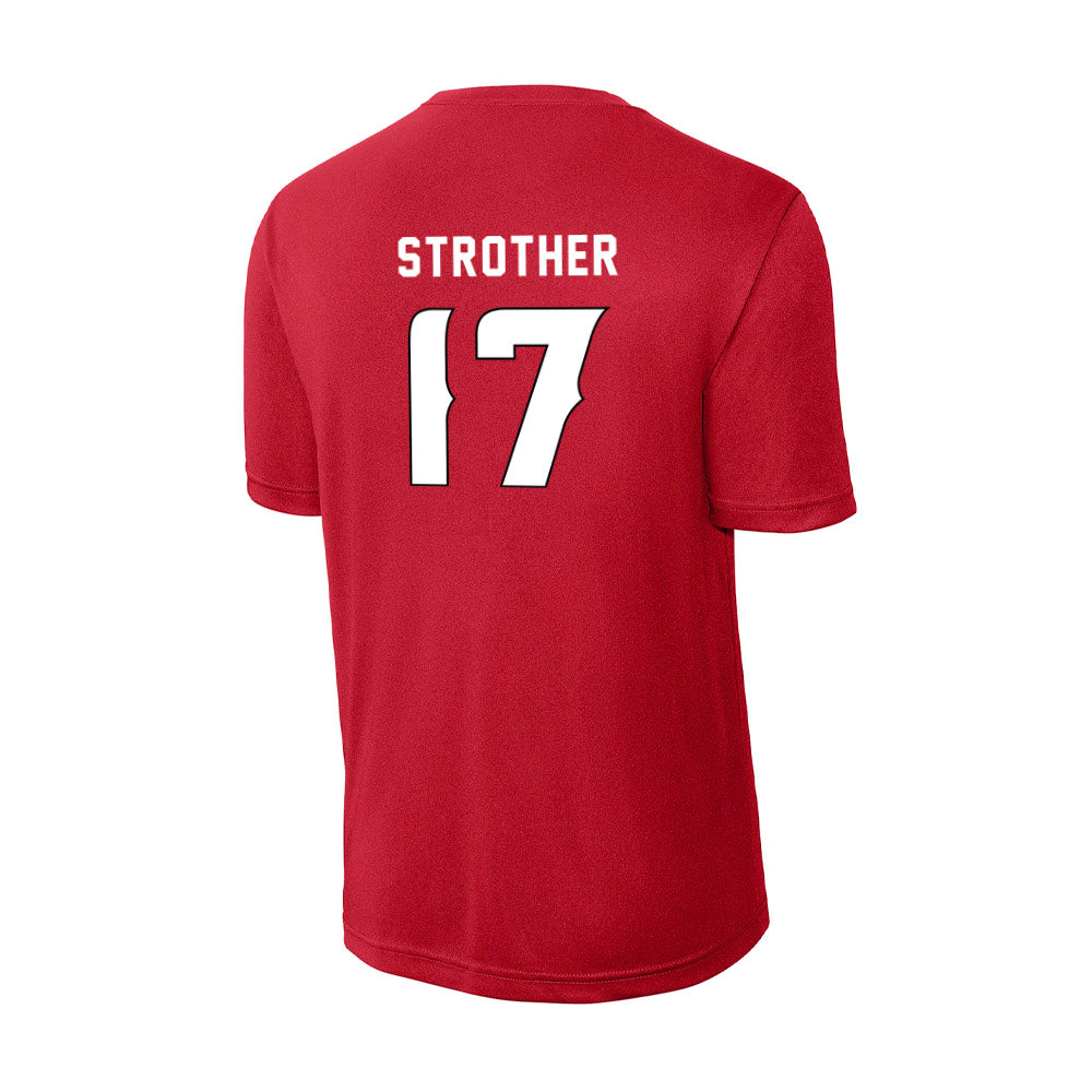 Louisiana - NCAA Football : Landon Strother - Activewear T-Shirt-1