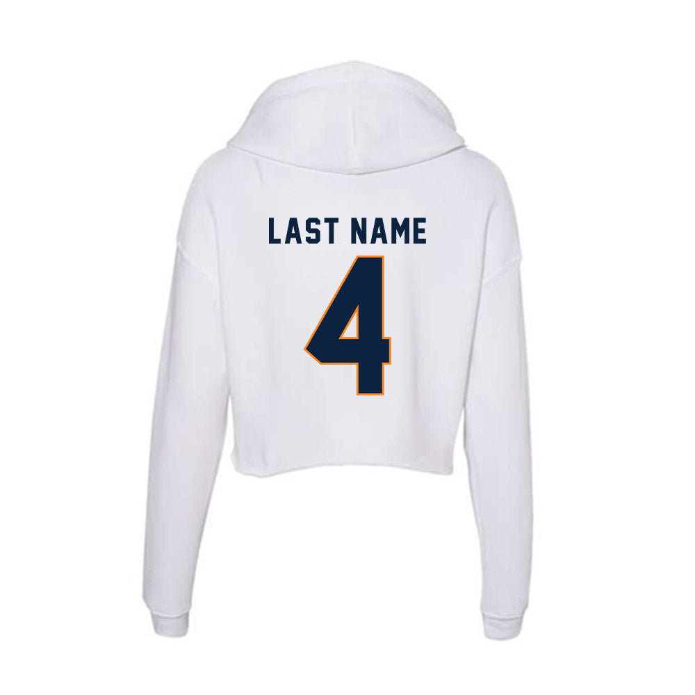UT Martin - NCAA Men's Basketball : Afan Trnka - Women's Crop Fleece Hoodie-1