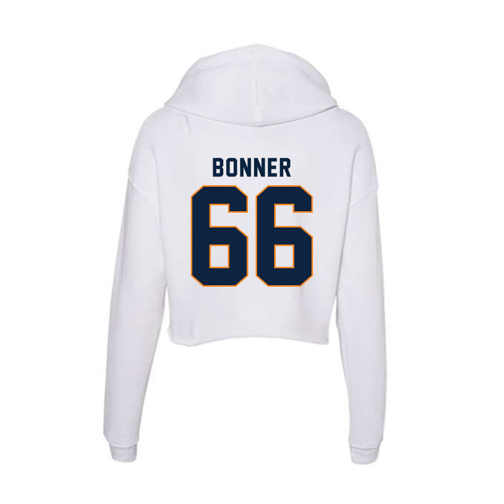 UT Martin - NCAA Football : Aden Bonner - Women's Crop Fleece Hoodie-1