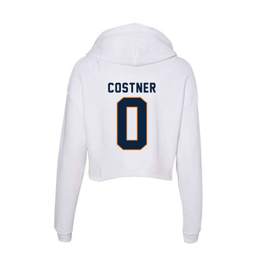 UT Martin - NCAA Football : Kaleb Costner - Women's Crop Fleece Hoodie-1