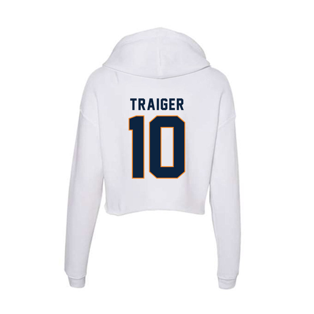 UT Martin - NCAA Beach Volleyball : Amara Traiger - Women's Crop Fleece Hoodie-1