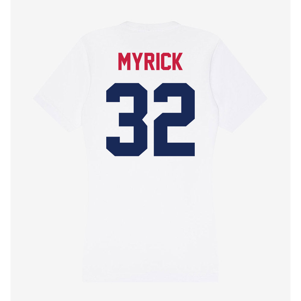 South Alabama - NCAA Football : Blayne Myrick - Women's V-Neck T-Shirt-1
