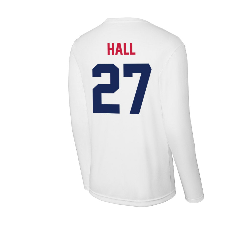 South Alabama - NCAA Football : Zech Hall - Activewear Long Sleeve T-Shirt-1