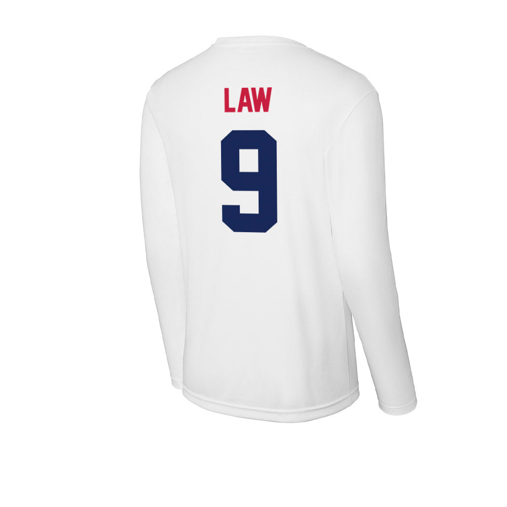 South Alabama - NCAA Men's Basketball : Peyton Law - Activewear Long Sleeve T-Shirt-1