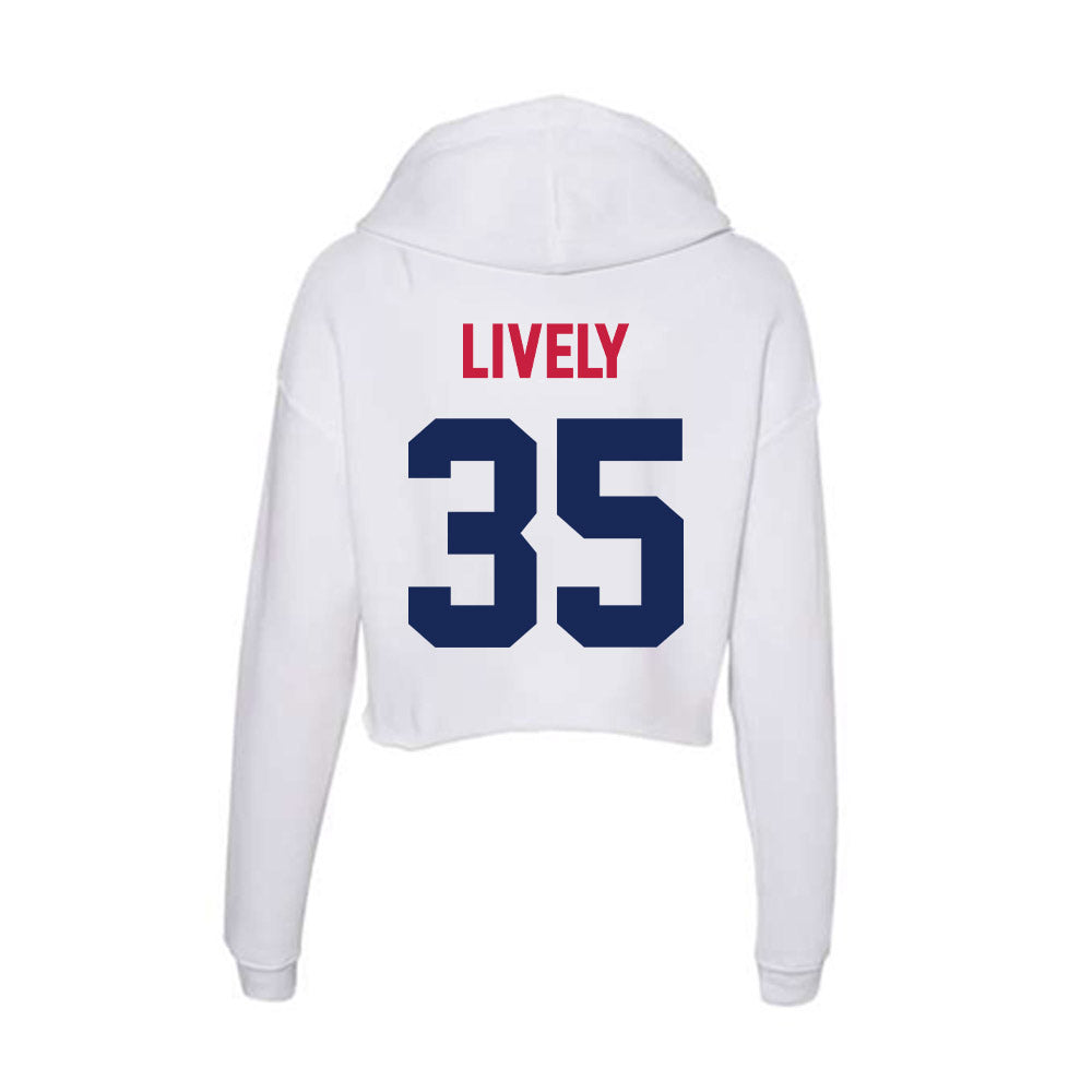 South Alabama - NCAA Softball : Presley Lively - Women's Crop Fleece Hoodie-1