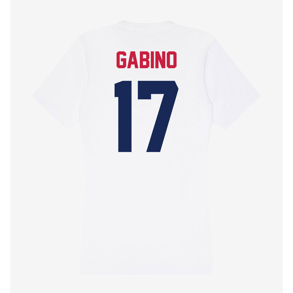South Alabama - NCAA Women's Soccer : Isabella Gabino - Women's V-Neck T-Shirt-1