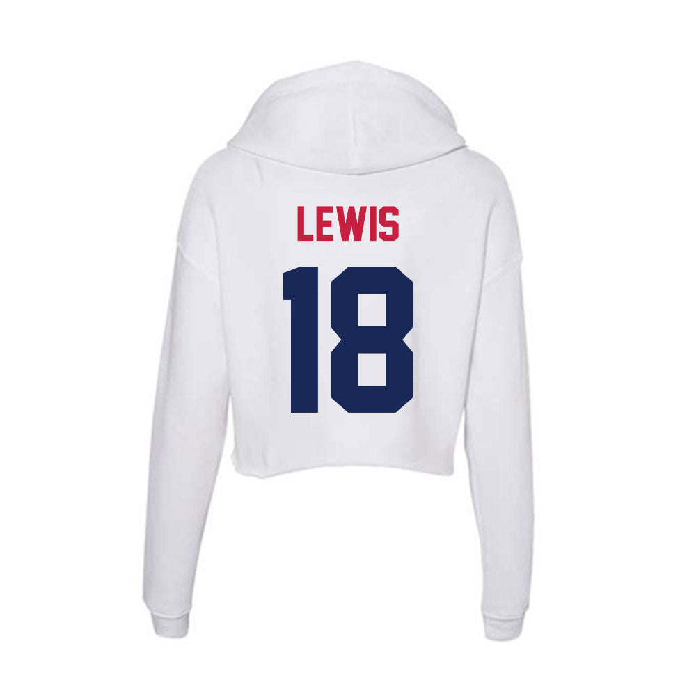 South Alabama - NCAA Football : Masey Lewis - Women's Crop Fleece Hooded Sweatshirt-1