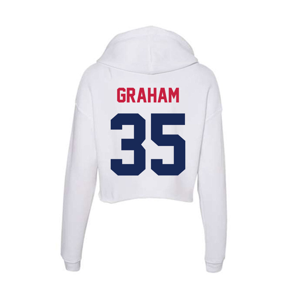 South Alabama - NCAA Baseball : Konnor Graham - Women's Crop Fleece Hoodie-1
