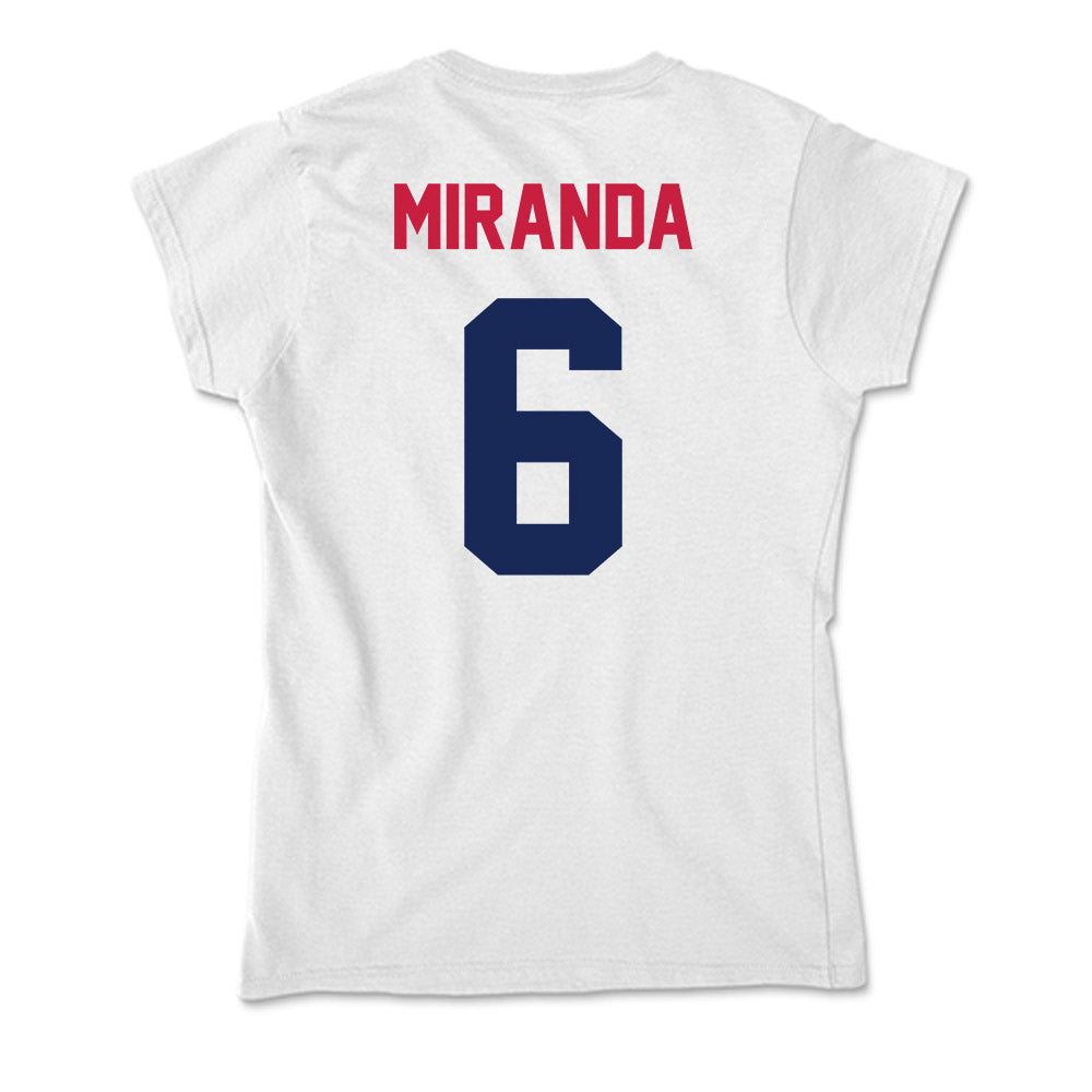 South Alabama - NCAA Baseball : Talan Miranda - Soft Style Women’s T-Shirt-1