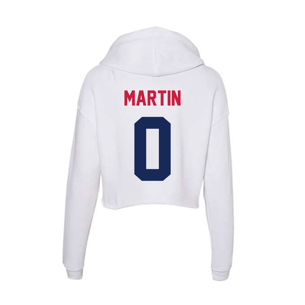 South Alabama - NCAA Football : Pj Martin - Women's Crop Fleece Hoodie-1