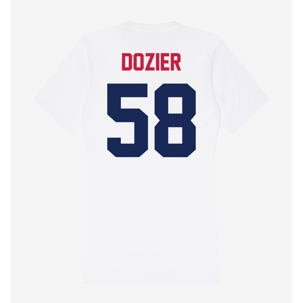 South Alabama - NCAA Football : Hayden Dozier - Women's V-Neck T-Shirt-1