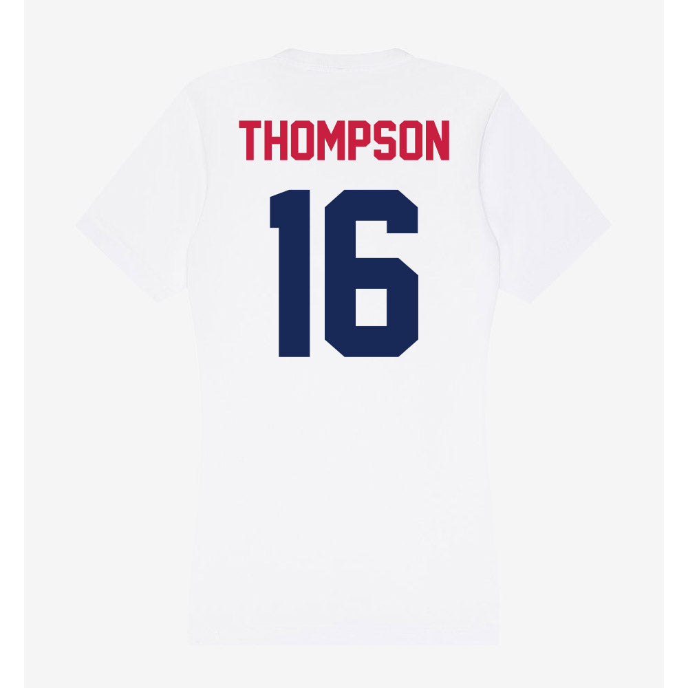 South Alabama - NCAA Football : Bubba Thompson - Women's V-Neck T-Shirt-1