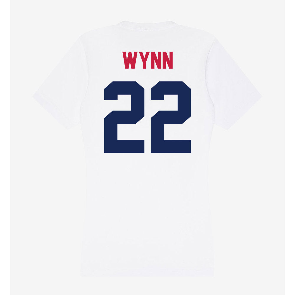 South Alabama - NCAA Football : Caleb Wynn - Women's V-Neck T-Shirt-1