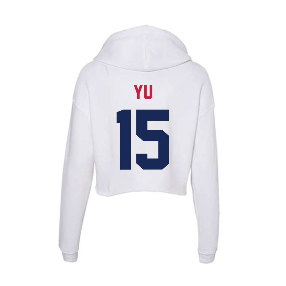 South Alabama - NCAA Women's Soccer : Lauren Yu - Women's Crop Fleece Hoodie-1