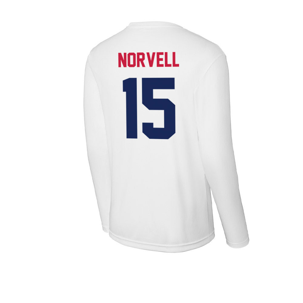 South Alabama - NCAA Women's Volleyball : Halle Norvell - Activewear Long Sleeve T-Shirt-1