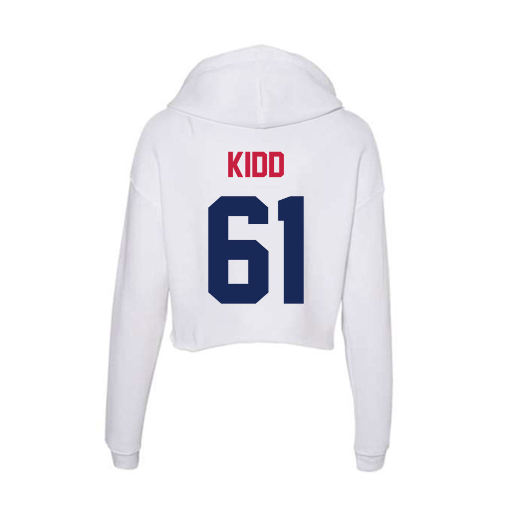 South Alabama - NCAA Football : Julius Kidd - Women's Crop Fleece Hoodie-1