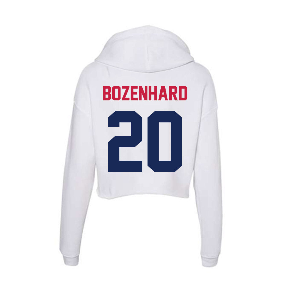 South Alabama - NCAA Baseball : Ryland Bozenhard - Women's Crop Fleece Hoodie-1