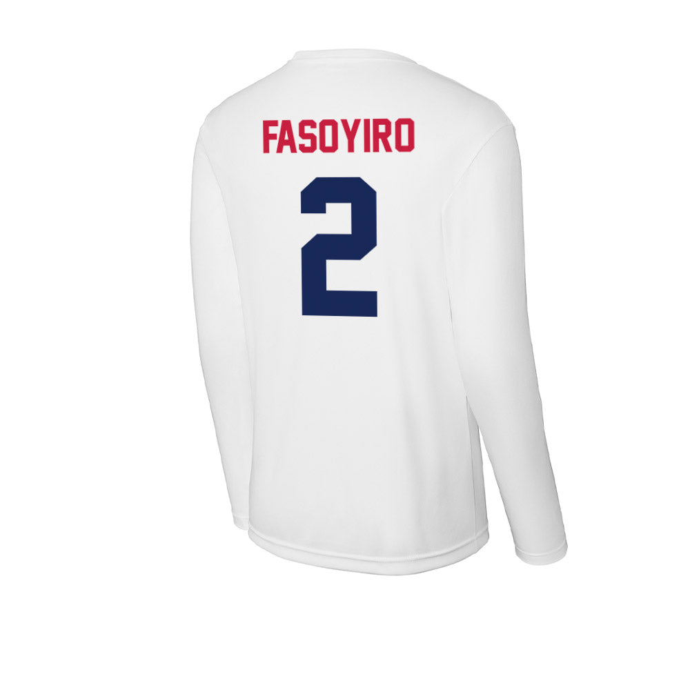 South Alabama - NCAA Men's Basketball : Dylan Fasoyiro - Activewear Long Sleeve T-Shirt-1