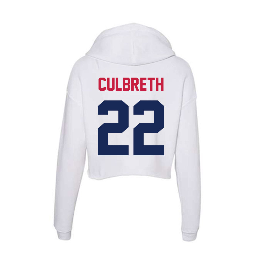 South Alabama - NCAA Baseball : Cade Culbreth - Women's Crop Fleece Hoodie-1